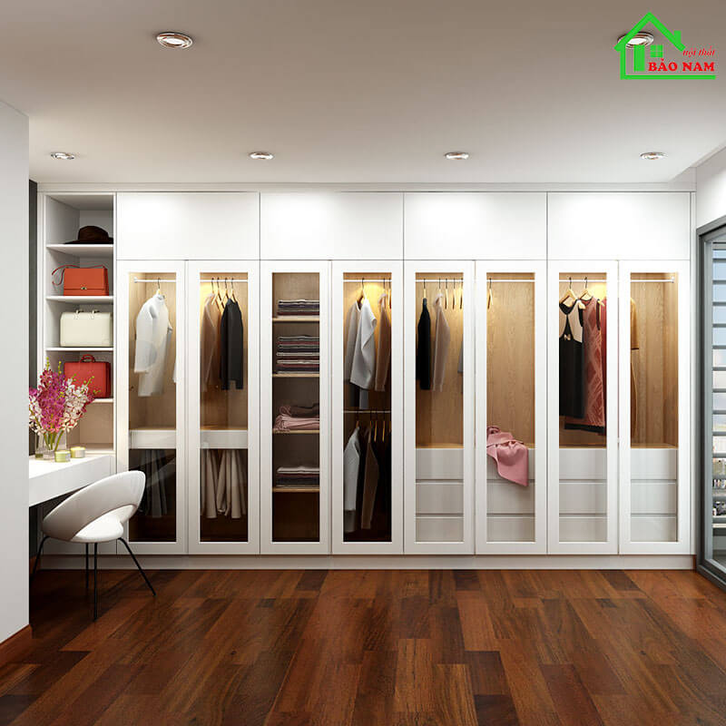 Tủ quần áo cánh kính TK09