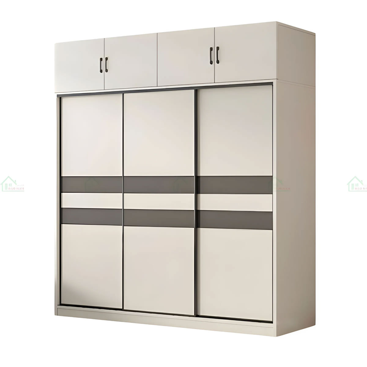 Mẫu tủ TAL13 thiết kế hài hòa với các đồ nội thất khác trong phòng ngủ, tạo sự đồng bộ và thống nhất cho không gian.