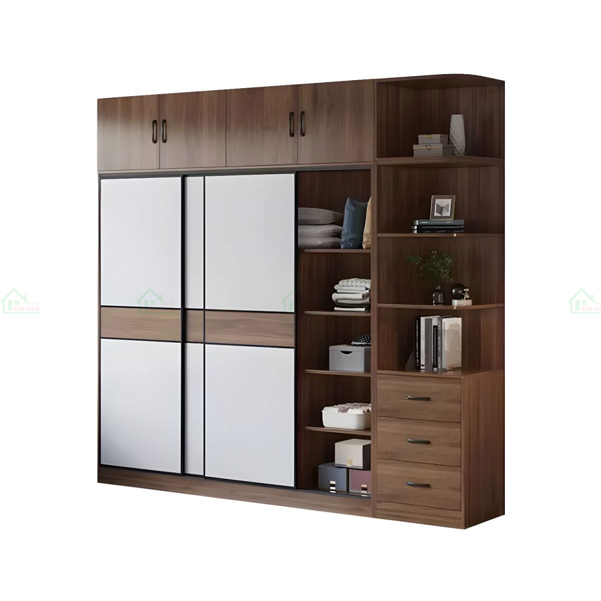 Tủ Quần Áo Cửa Lùa 2 Cánh Đẹp TAL39