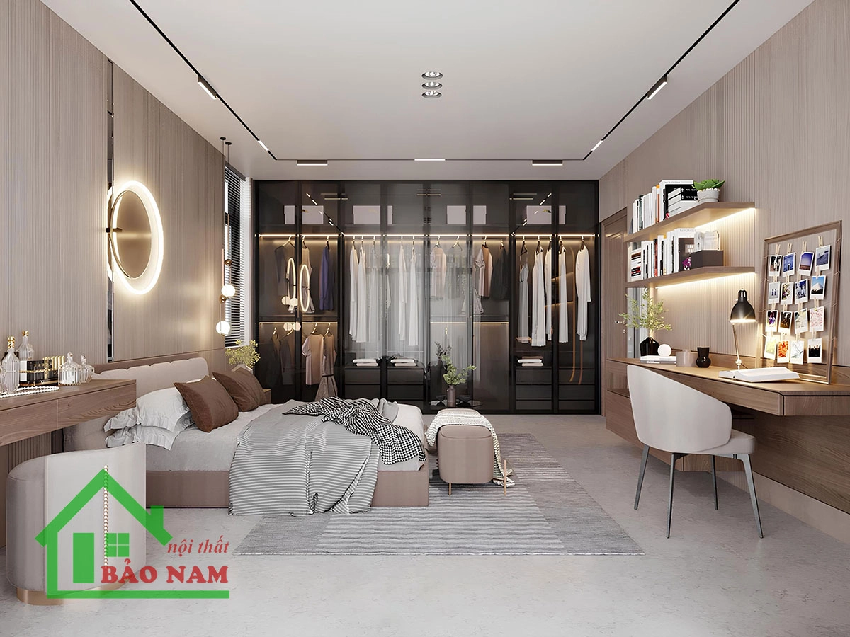 Thiết kế tủ quần áo đẹp tạo không gian sống sang trọng và lôi cuốn