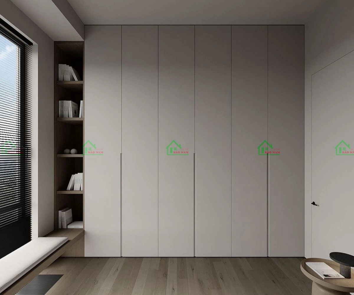 Mẫu tủ quần áo đẹp hiện đại phong cách Minimalism