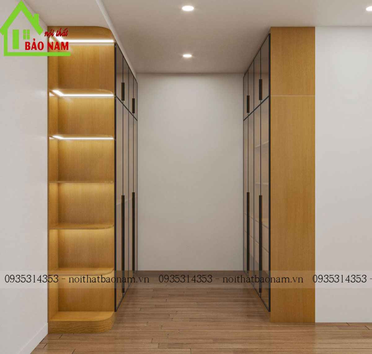Tủ TK36 được thiết kế kịch trần, tận dụng tối đa không gian lưu trữ.