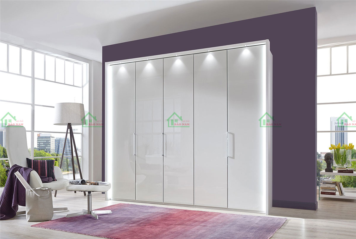 Tủ Quần Áo Gỗ Công Nghiệp Acrylic TAR34