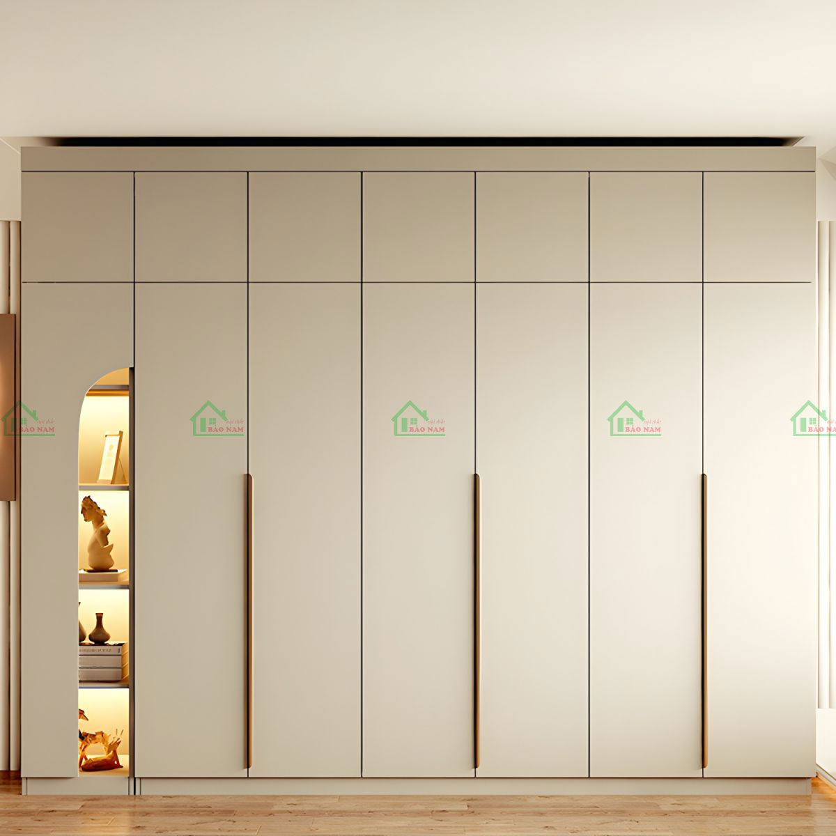 Tủ Quần Áo Gỗ Công Nghiệp An Cường TA61