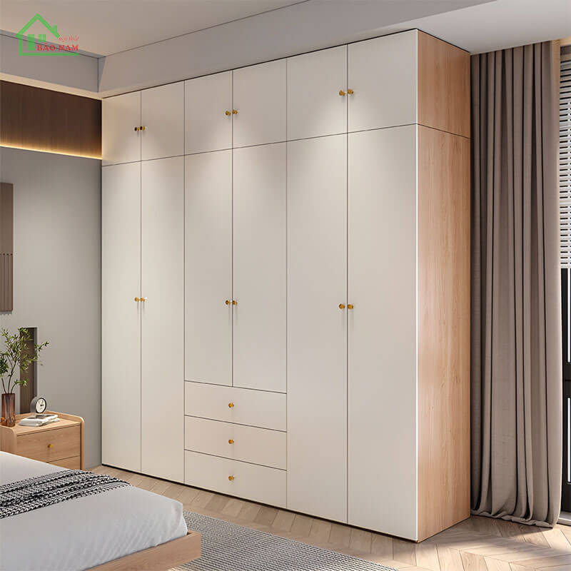 Tủ Quần Áo Gỗ Công Nghiệp Giá Rẻ