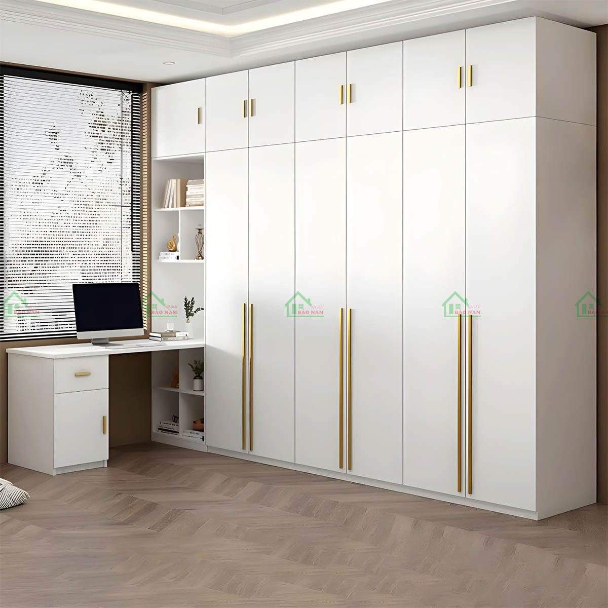 Tủ Quần Áo Gỗ Công Nghiệp MDF An Cường TA43