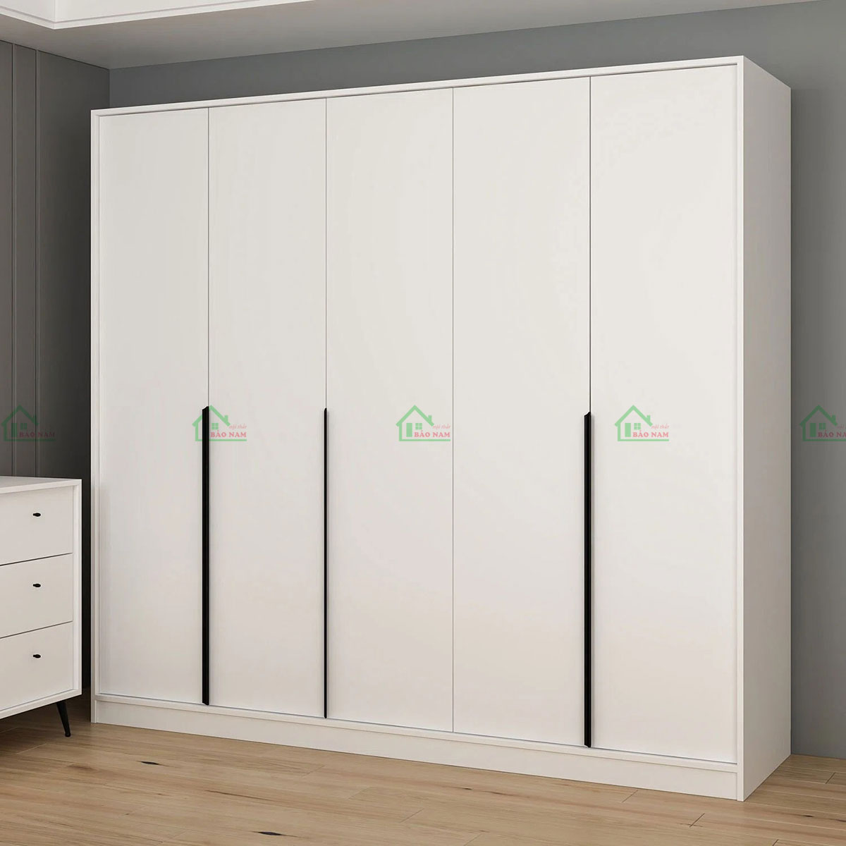 Tủ Quần Áo Gỗ Công Nghiệp MDF TA47