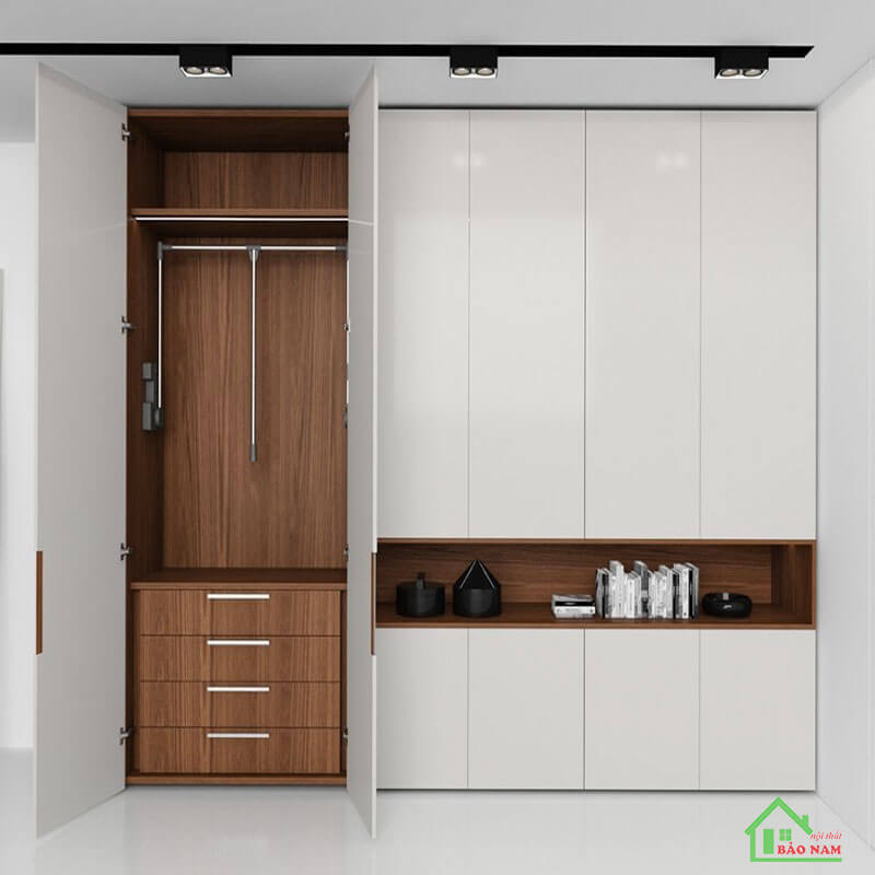 Mẫu tủ quần áo đẹp hiện đại