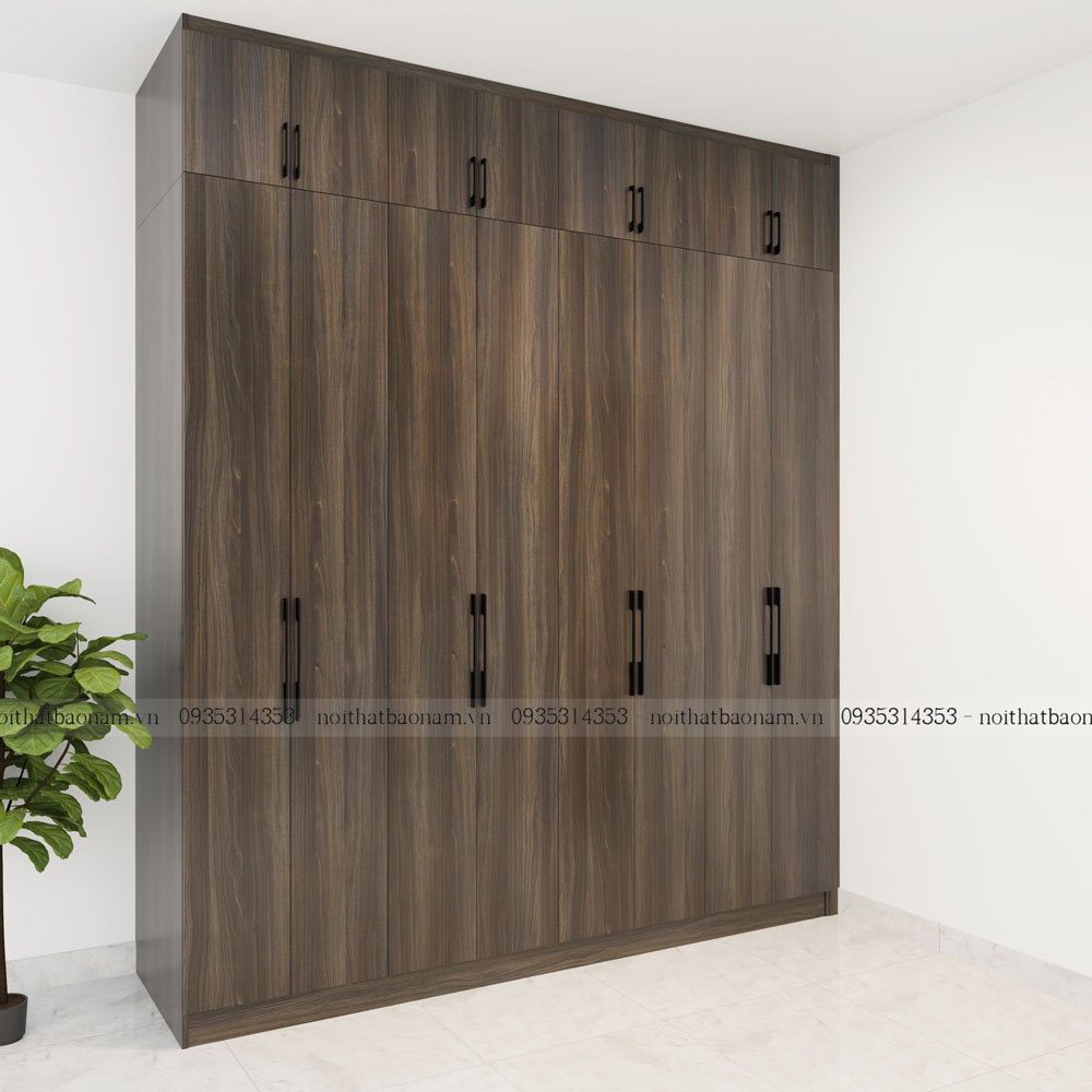 Mẫu Tủ Quần Áo Gỗ MDF An Cường Giá Rẻ TA19