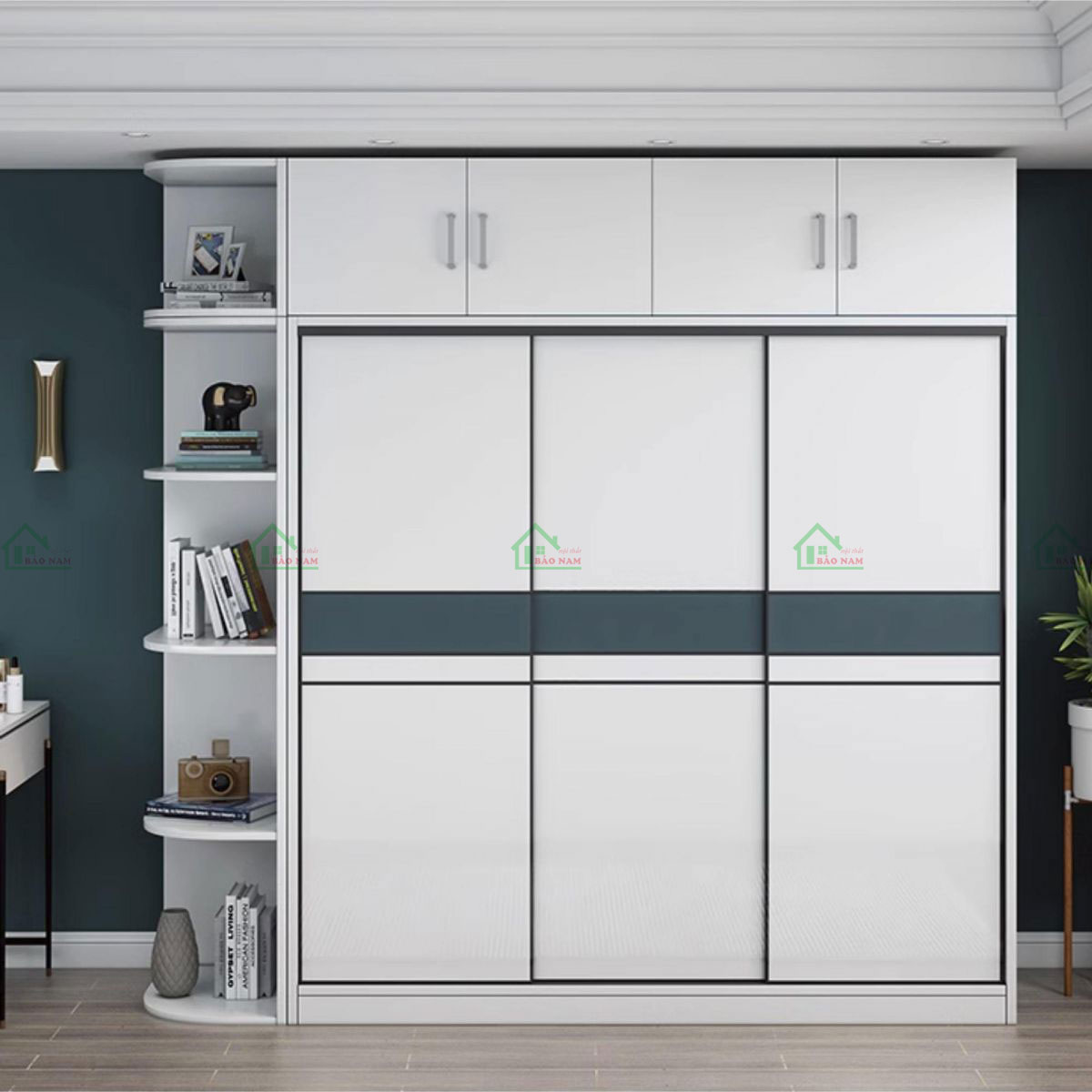 Tủ Quần Áo Gỗ MDF Cửa Lùa TAL38