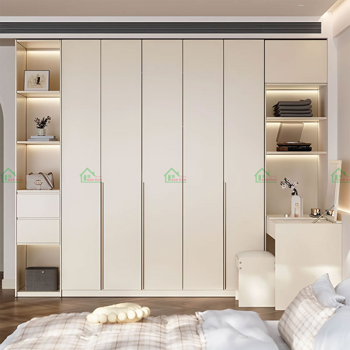 Tủ Quần Áo Gỗ MDF Giá Rẻ TA60