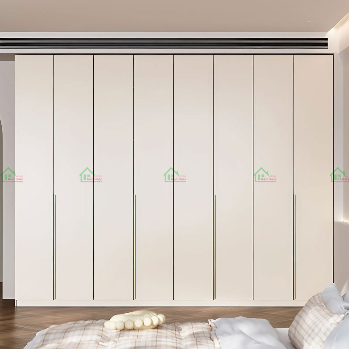 Với những đường nét đơn giản, tinh tế, tủ áo TA60 mang phong cách thiết kế hiện đại, phù hợp với nhiều không gian nội thất.