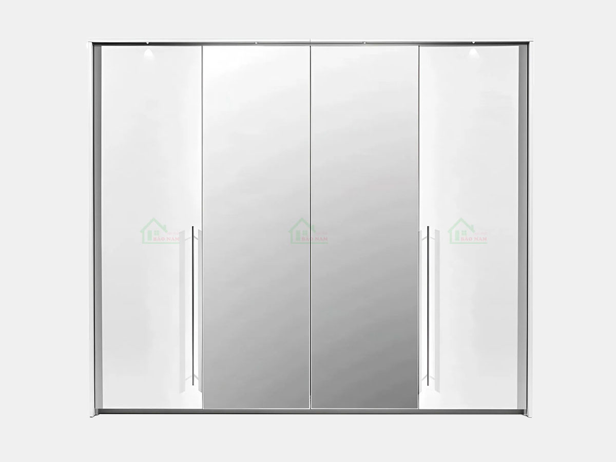 Màu trắng tinh tế mang đến vẻ đẹp thanh lịch, sang trọng, tạo cảm giác rộng rãi và thoáng đãng cho không gian.