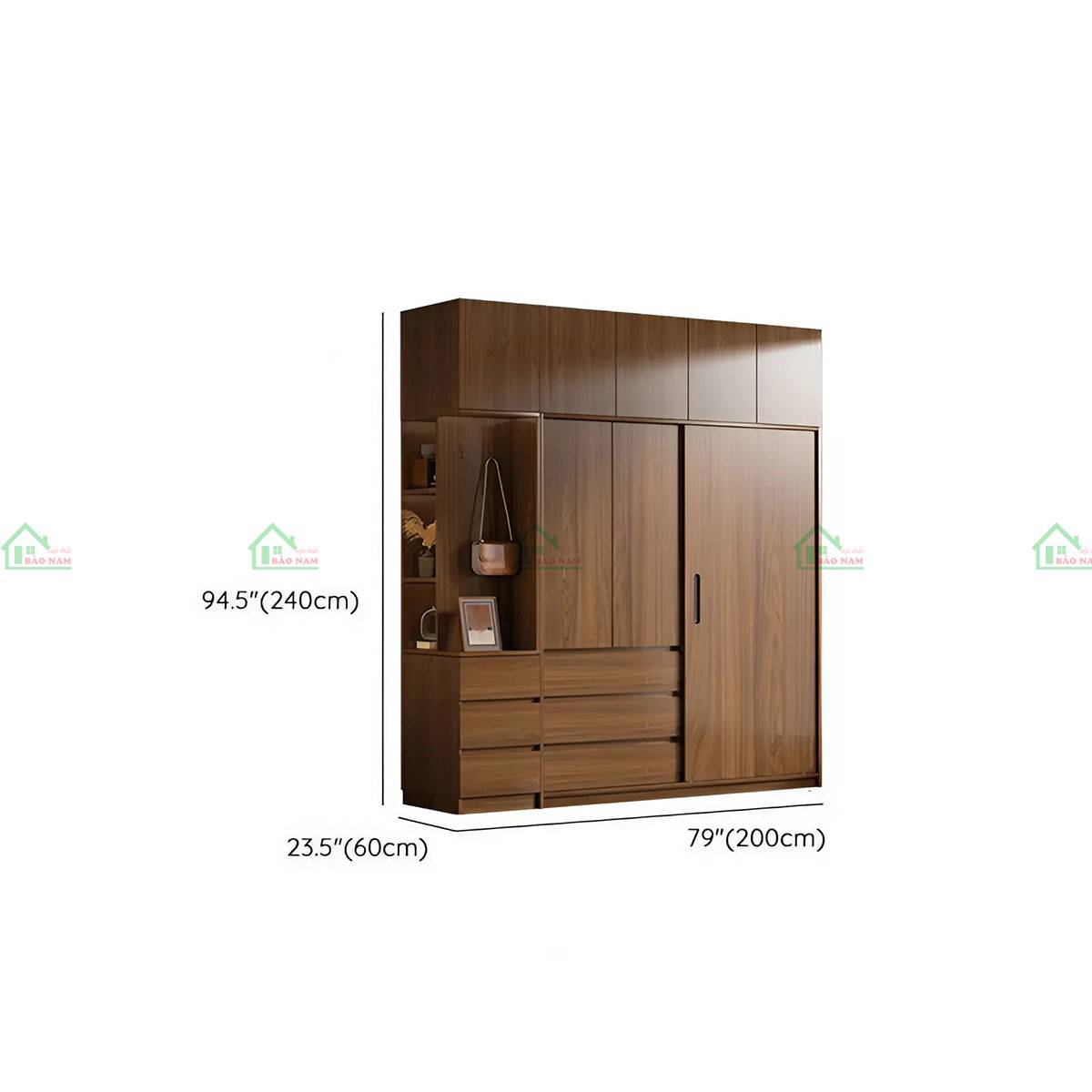 Tủ quần áo 200cm x 240cm