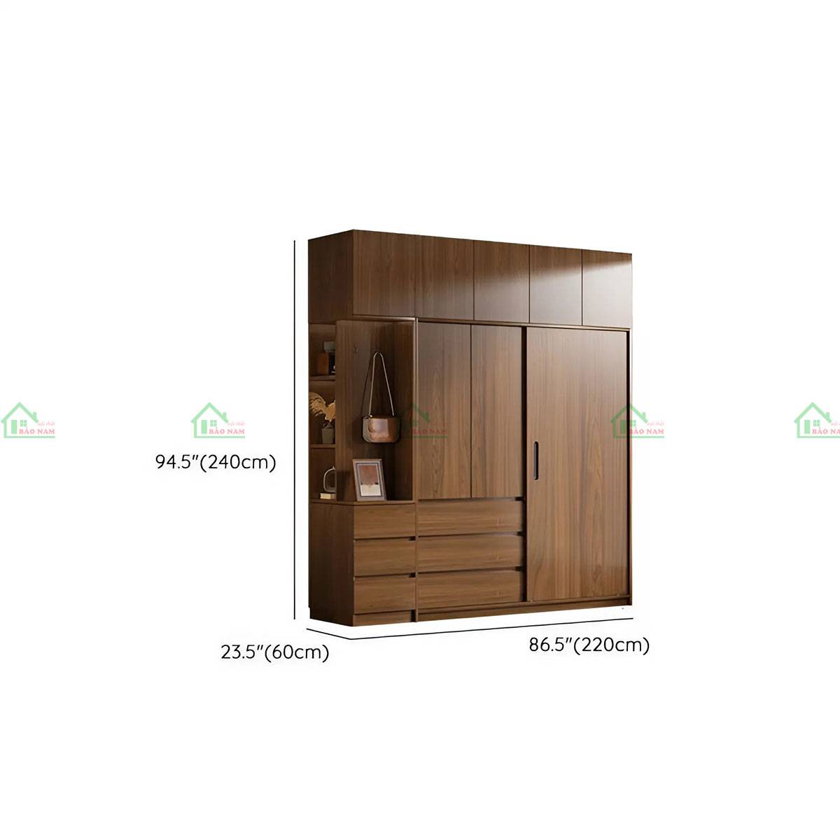 Tủ quần áo 220cm x 240cm