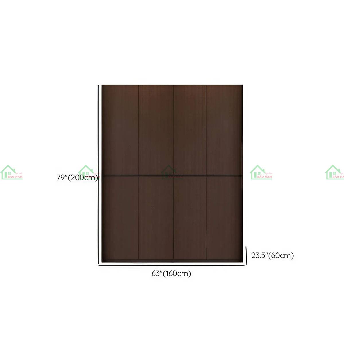 Tủ TATN06 với màu gỗ tự nhiên sang trọng, phù hợp không gian hiện đại.