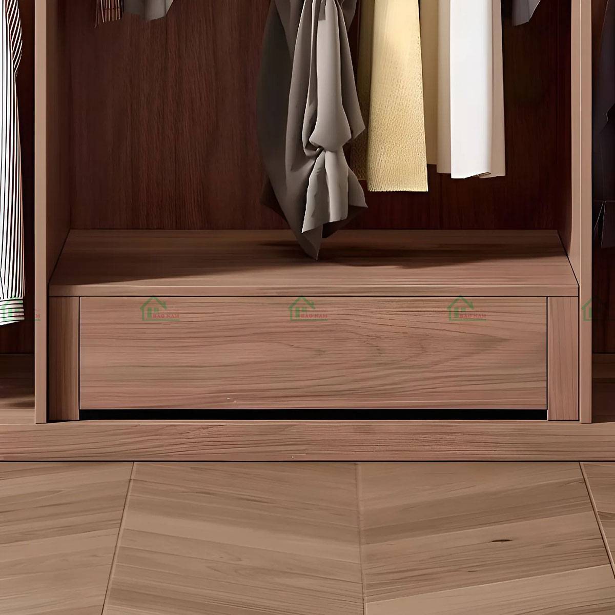 Ngăn kéo tủ quần áo TATN18 - Chất liệu gỗ sồi tự nhiên, chắc chắ