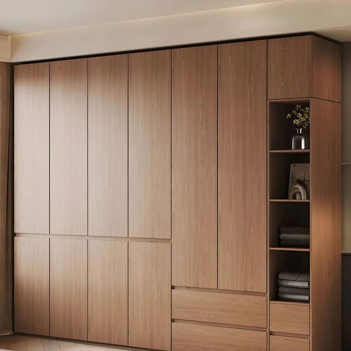 Tủ áo gỗ hiện đại TATN26 tận dụng tối đa không gian lưu trữ chiều cao