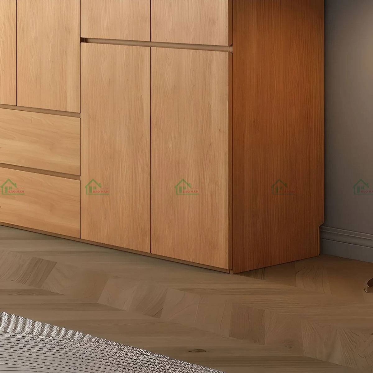Tay nắm âm liền mạch trên tủ quần áo TATN32