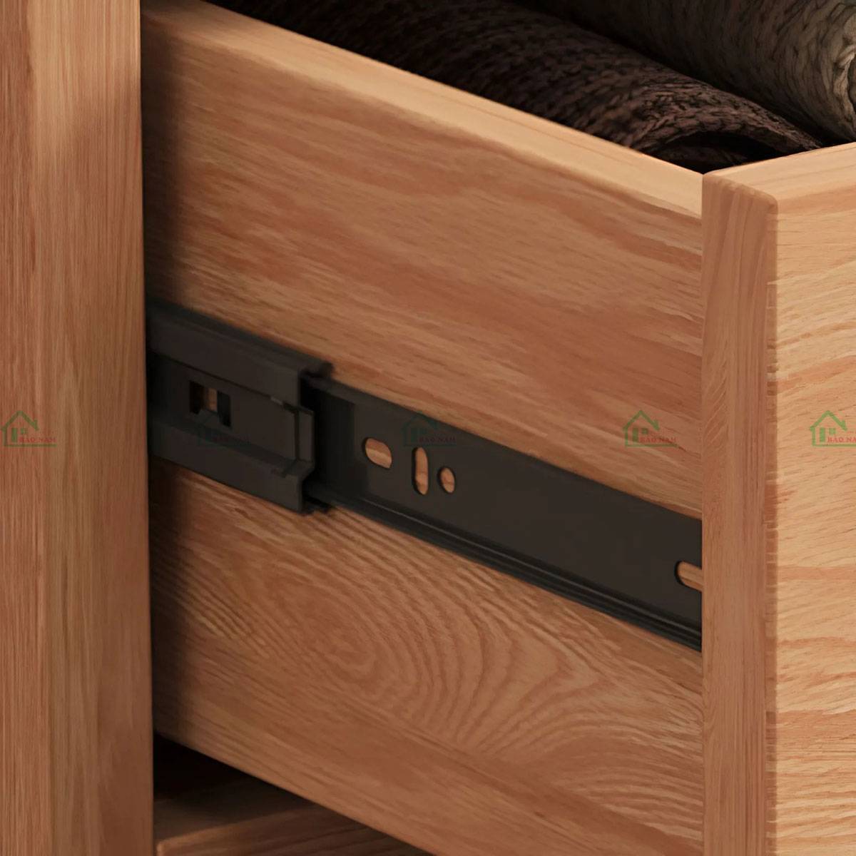 Tủ quần áo gỗ tự nhiên TATN36 phù hợp với nhiều phong cách nội thất