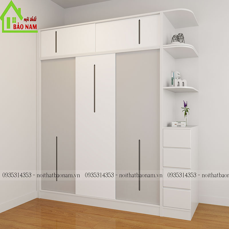 Tủ Quần Áo MDF An Cường