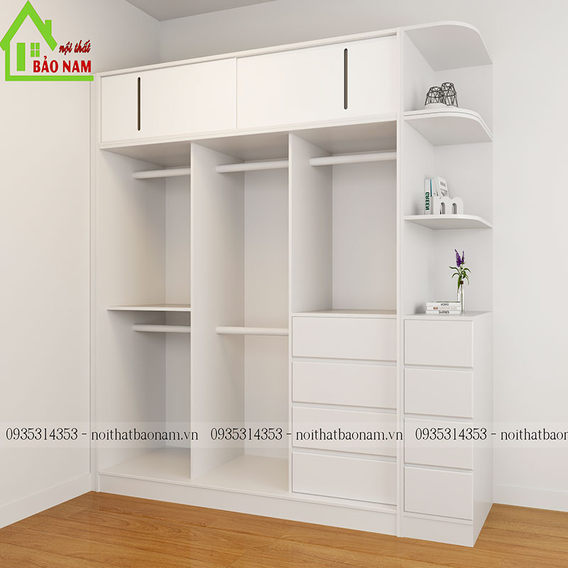 Tủ Quần Áo MDF An Cường Giá Rẻ