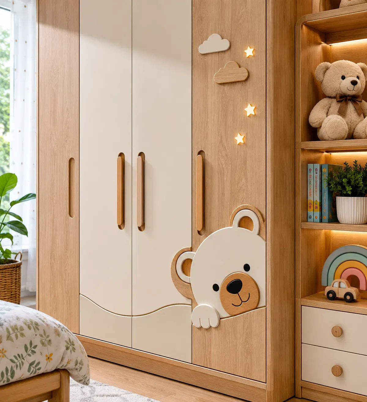 MDF chống ẩm phủ Melamine là vật liệu được sử dụng phổ biến trong nội thất trẻ em hiện đại.