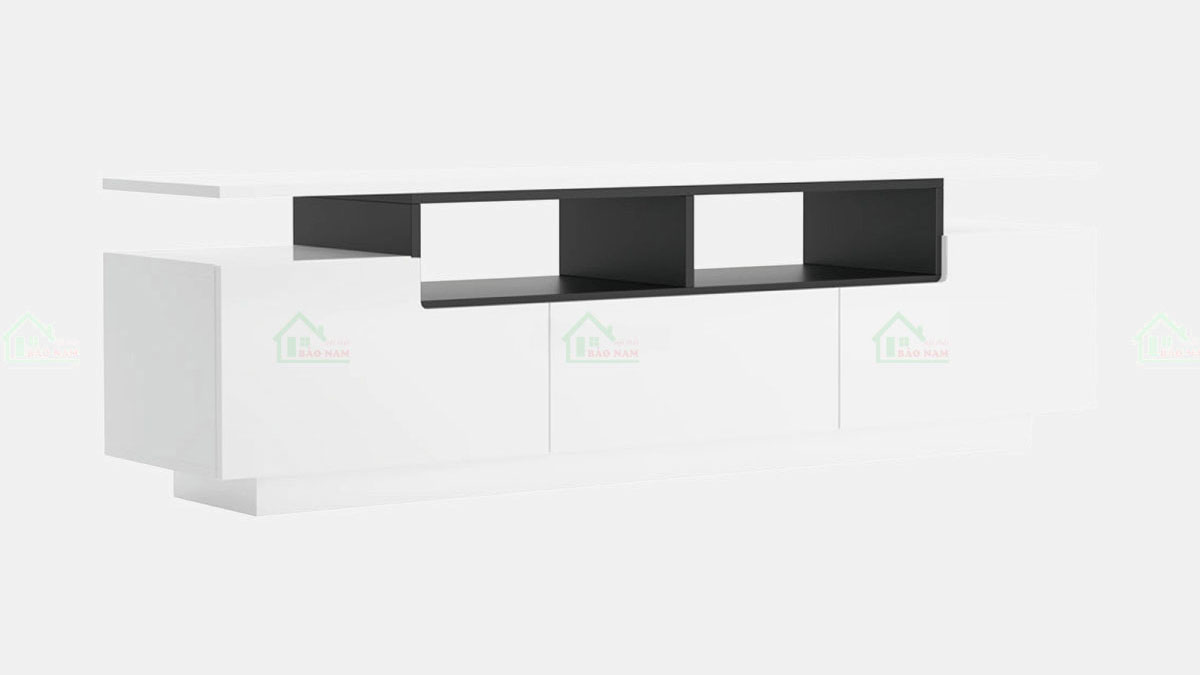 Tủ tivi phòng khách PK49 có thiết kế hiện đại, tinh tế phù hợp với nhiều phong cách nội thất.