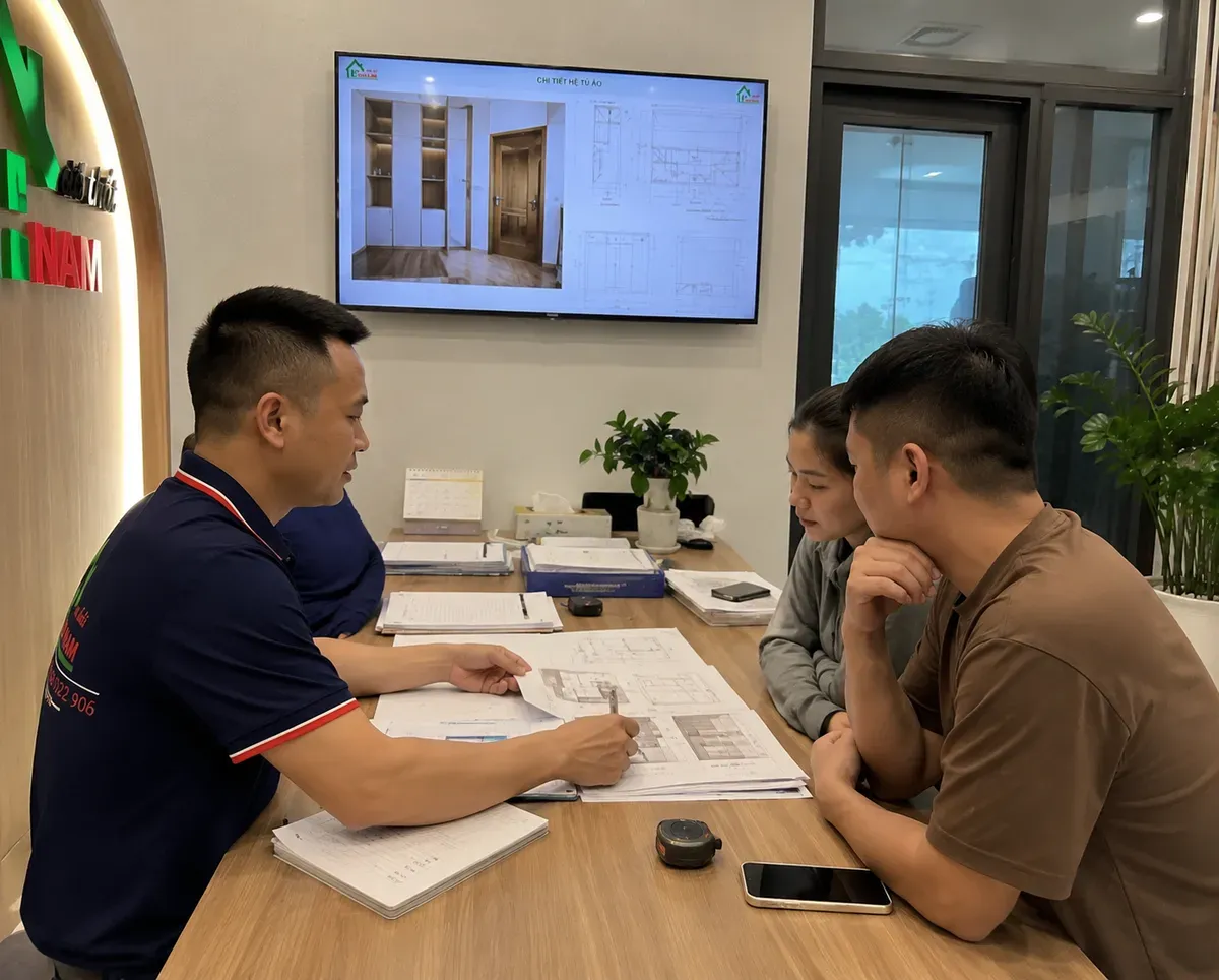 Trao đổi nhu cầu và phạm vi công việc giúp bảng dự toán sát với thực tế hơn.