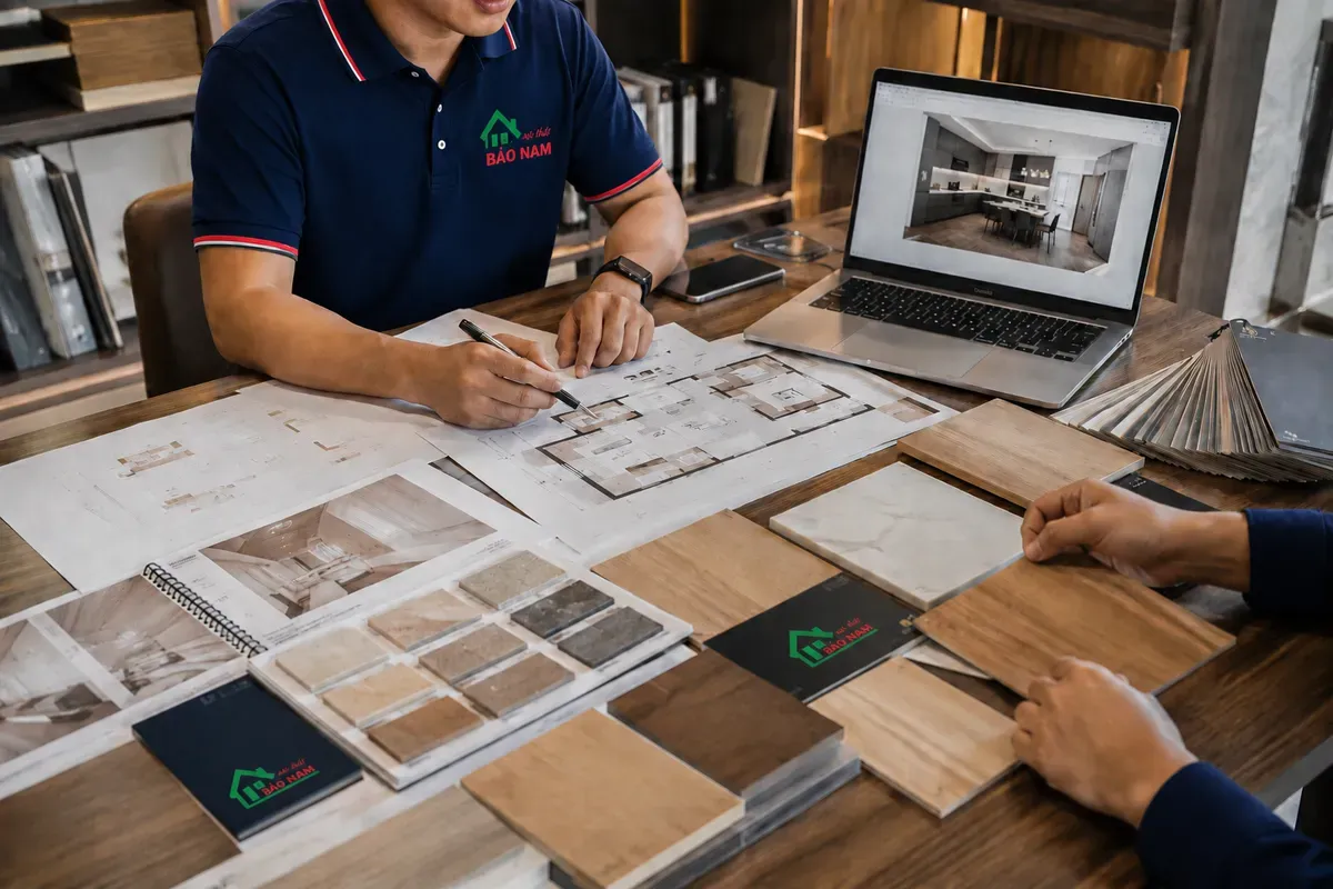 Tư vấn giải pháp nội thất phù hợp cho từng công trình biệt thự