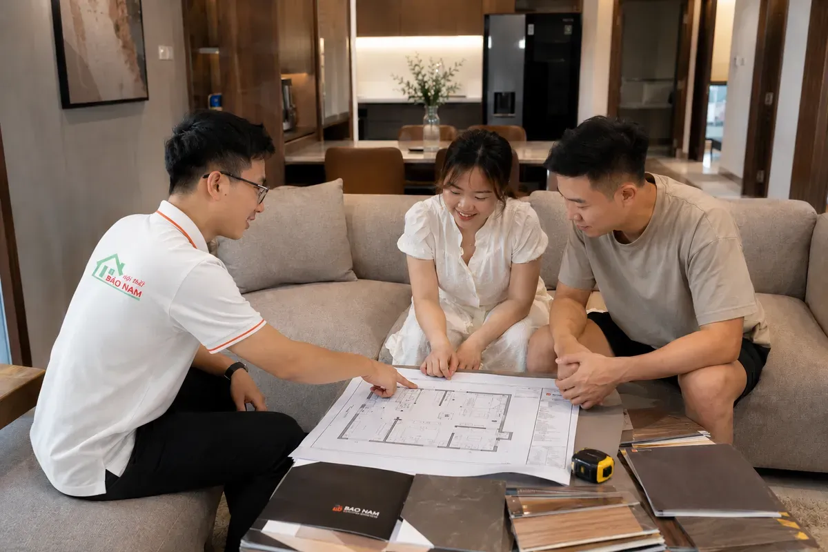 Tư vấn giải pháp thi công nội thất phù hợp cho khách hàng tại TP. Thủ Đức.