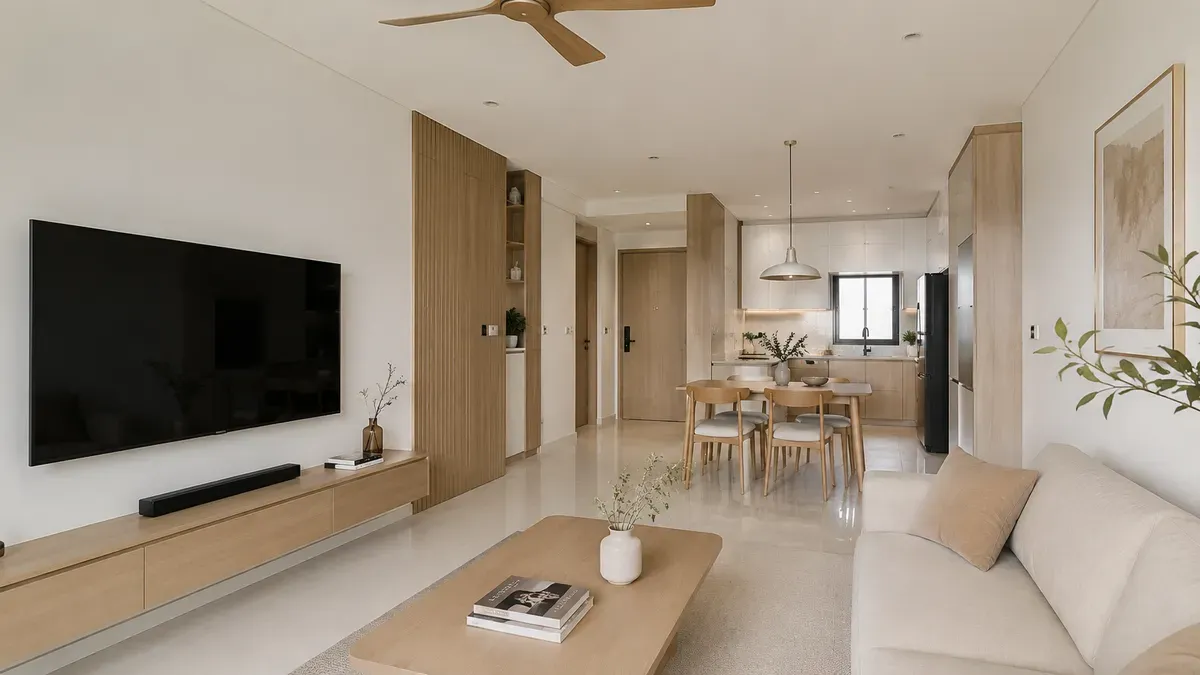 Phong cách Minimalism có thể ứng dụng linh hoạt cho nhiều khu vực trong ngôi nhà.