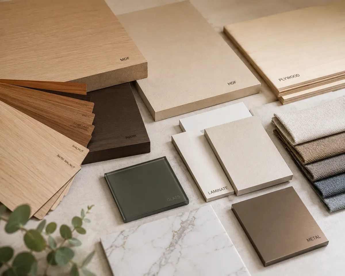 Các vật liệu phổ biến trong thi công phòng ngủ