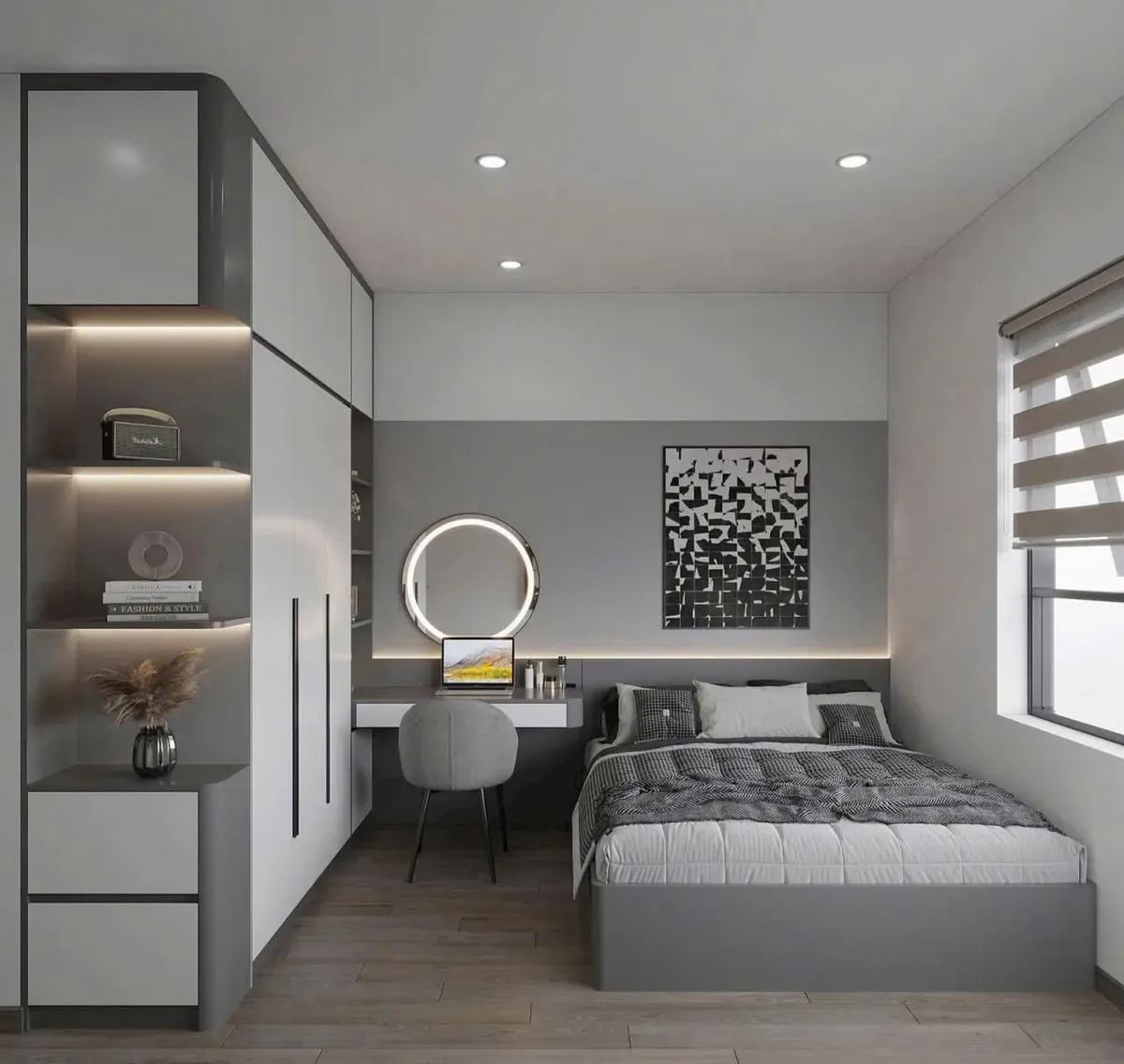Xu hướng nội thất phòng ngủ hiện nay tập trung vào lưu trữ thông minh và tối ưu diện tích