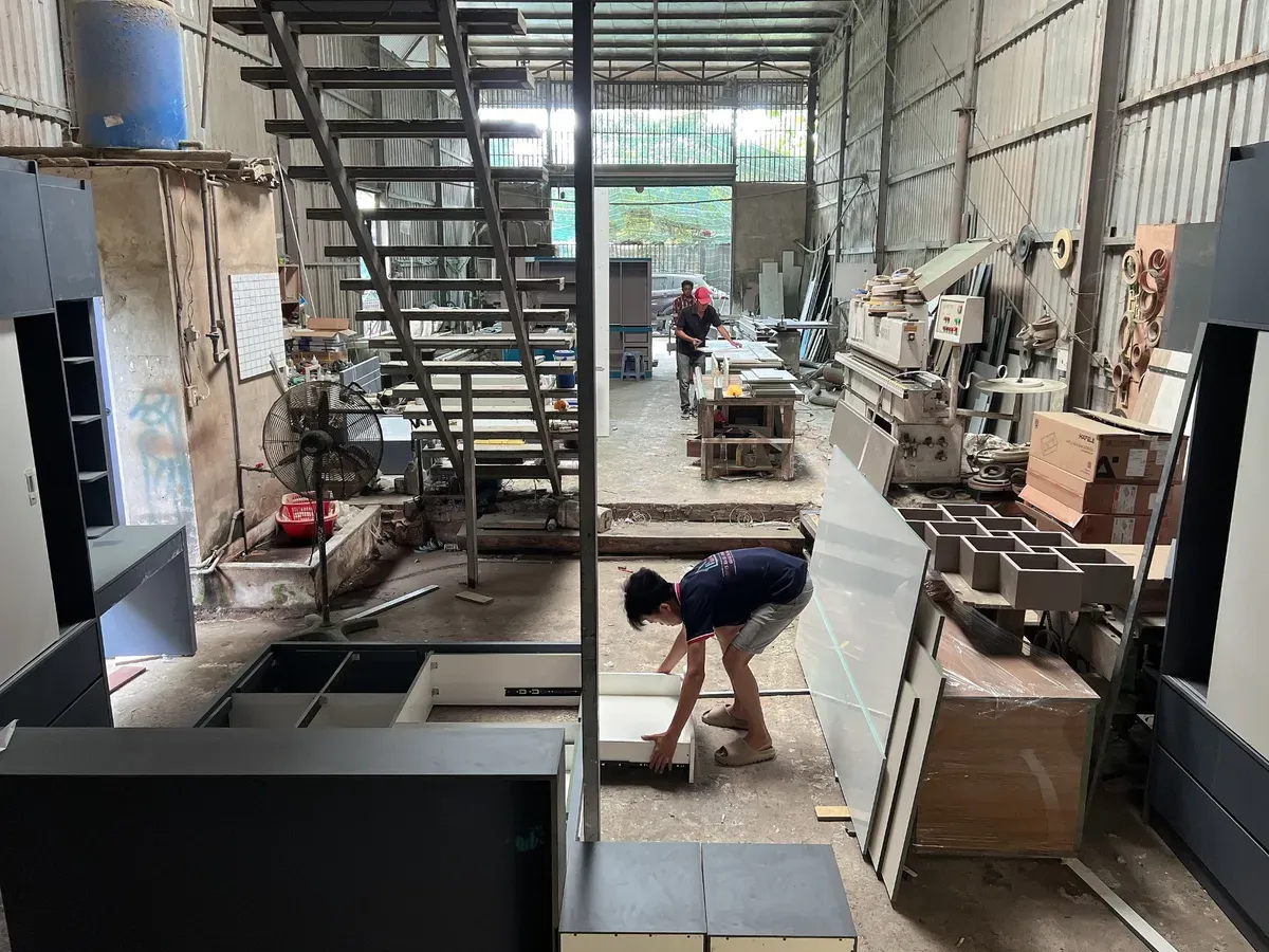 Nội Thất Bảo Nam nhận thiết kế và sản xuất giường ngủ MDF theo yêu cầu với chất lượng cao.