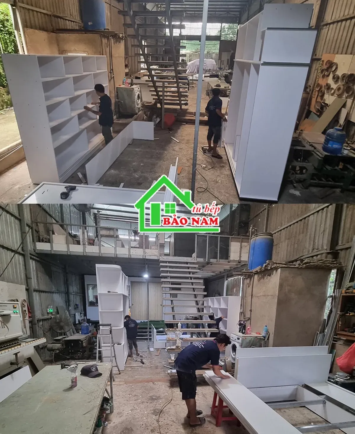 Nội Thất Bảo Nam trực tiếp sản xuất và thi công tủ bếp theo yêu cầu.
