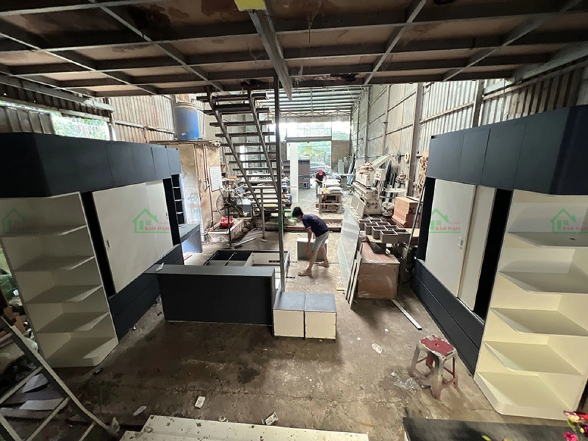 Xưởng sản xuất tủ quần áo theo yêu cầu tại Nội Thất Bảo Nam