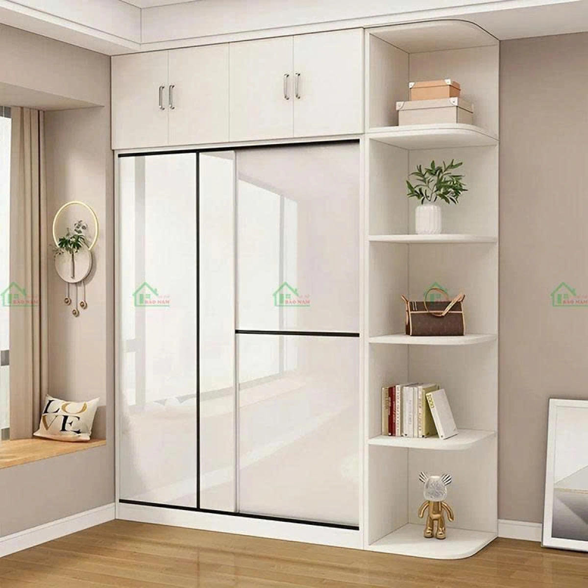 15+ Mẫu Tủ Quần Áo Cửa Lùa Hiện Đại Đẹp – Bền – Tối Ưu Không Gian