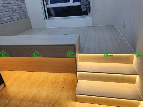 THI CÔNG NỘI THẤT PHÒNG NGỦ - CÔNG TRÌNH THỰC TẾ