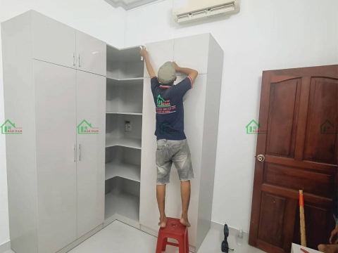 THI CÔNG NỘI THẤT PHÒNG NGỦ - CÔNG TRÌNH THỰC TẾ