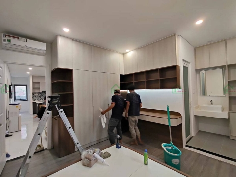 THI CÔNG NỘI THẤT PHÒNG NGỦ - CÔNG TRÌNH THỰC TẾ