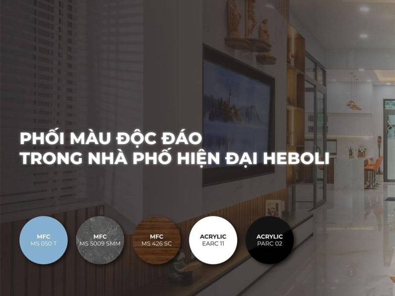 Nội Thất Độc Đáo Trong Nhà Phố Hiện Đại HEBOLI | Phong cách luxury