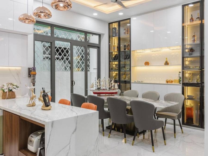 Nội Thất Độc Đáo Trong Nhà Phố Hiện Đại HEBOLI | Phong cách luxury