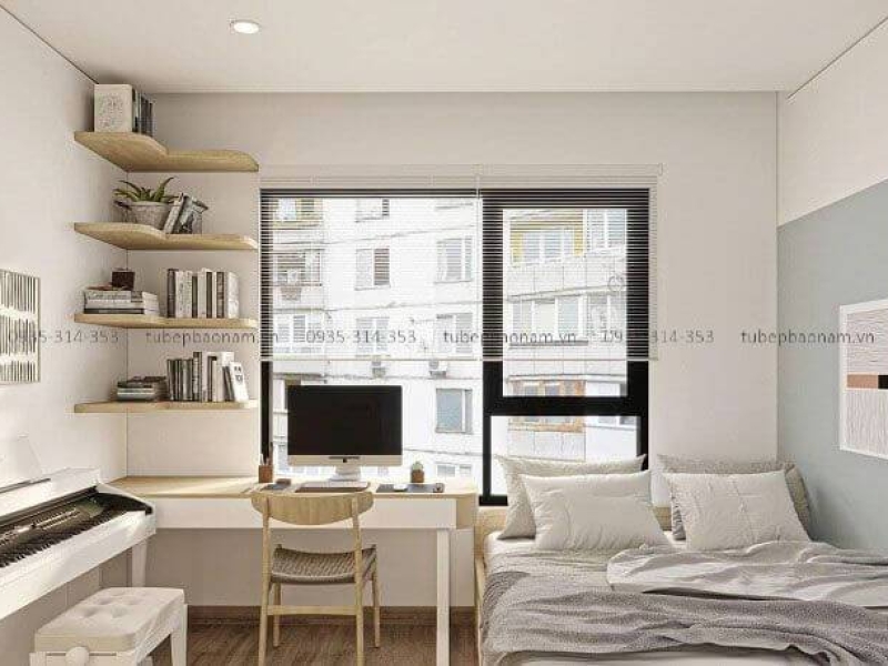 Mẫu Thiết Kế Nội Thất Phong Cách Rustic Căn Hộ 3PN