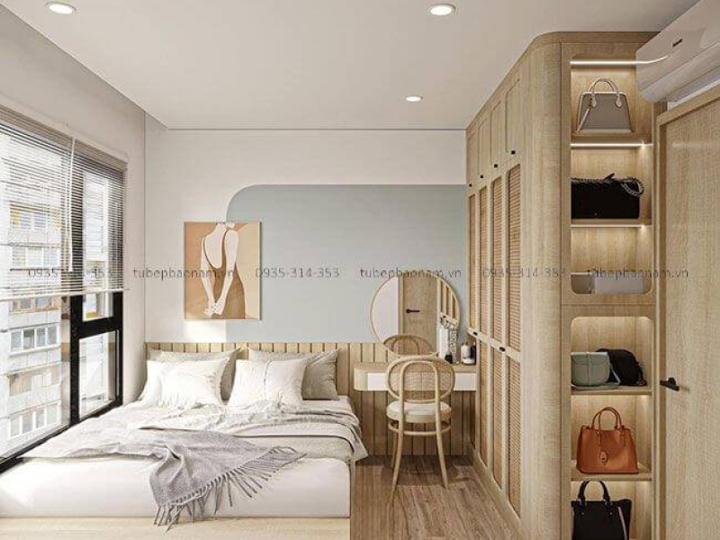 Mẫu Thiết Kế Nội Thất Phong Cách Rustic Căn Hộ 3PN