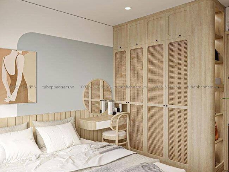 Mẫu Thiết Kế Nội Thất Phong Cách Rustic Căn Hộ 3PN