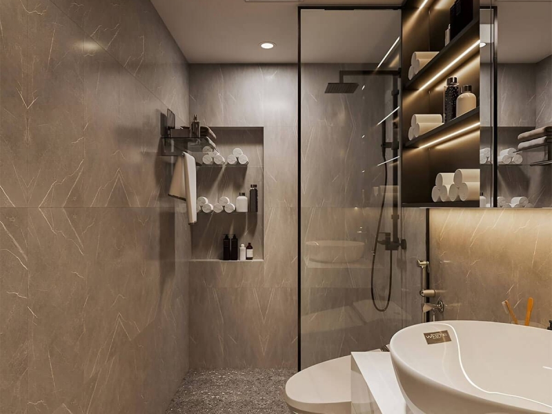 Mẫu thiết kế nội thất chung cư 2 phòng ngủ