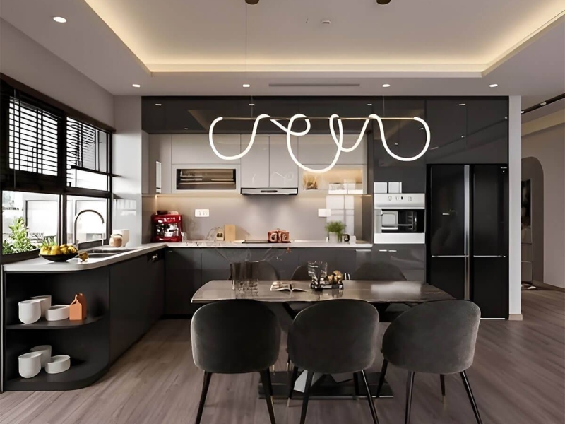 Mẫu thiết kế nội thất chung cư 2 phòng ngủ
