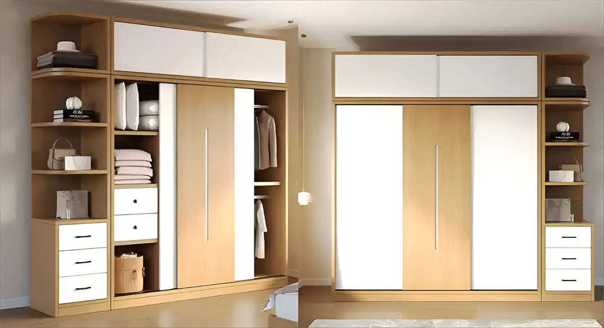 Đặt đóng tủ quần áo gỗ công nghiệp