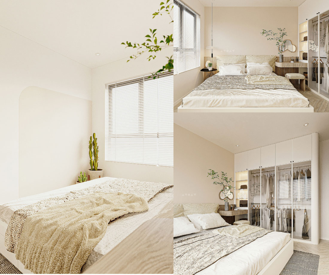Thiết kế phòng ngủ nhỏ với phong cách Scandinavia